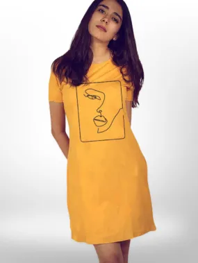 Girl Amazing Art Printed Long T-shirt For Women's