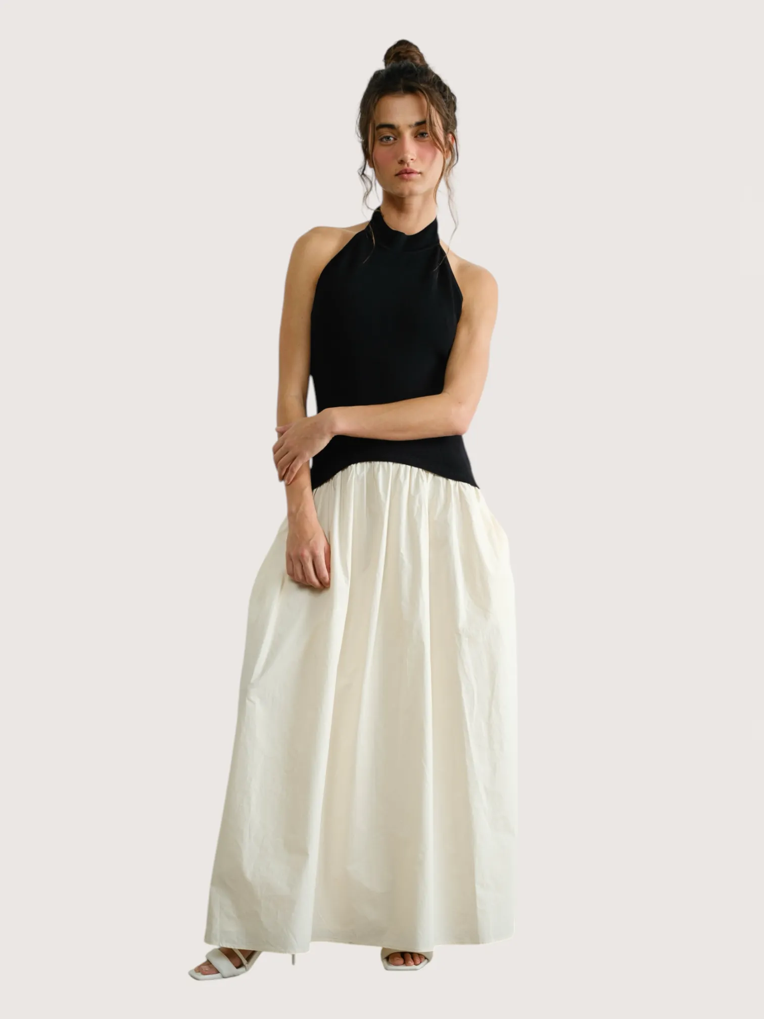 Halter Neck Maxi Dress