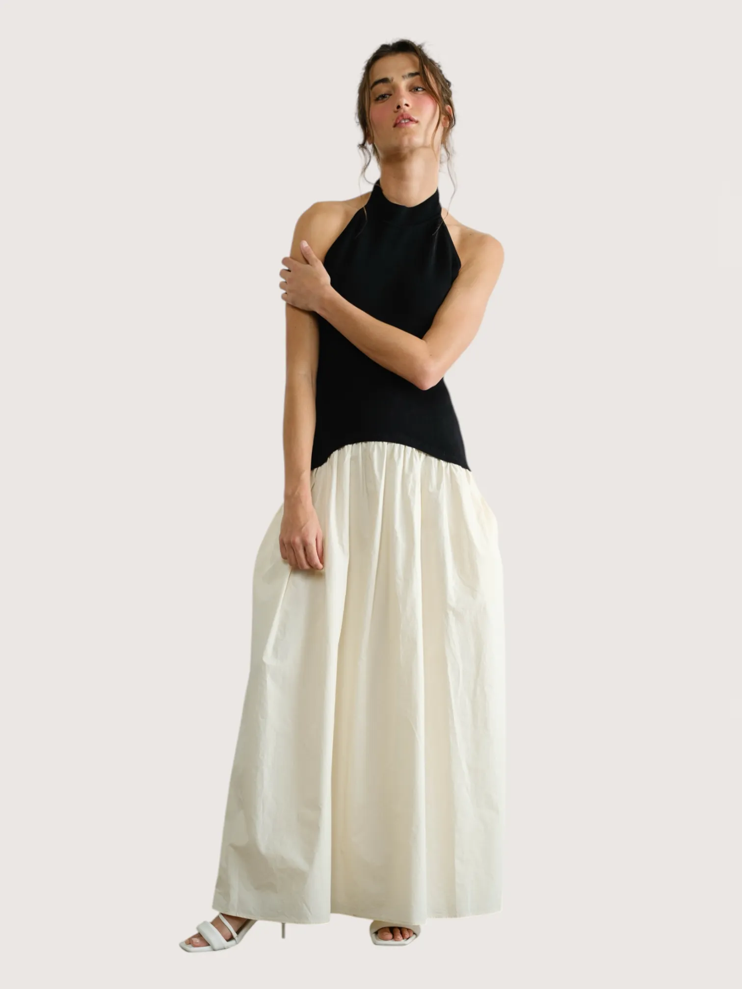 Halter Neck Maxi Dress