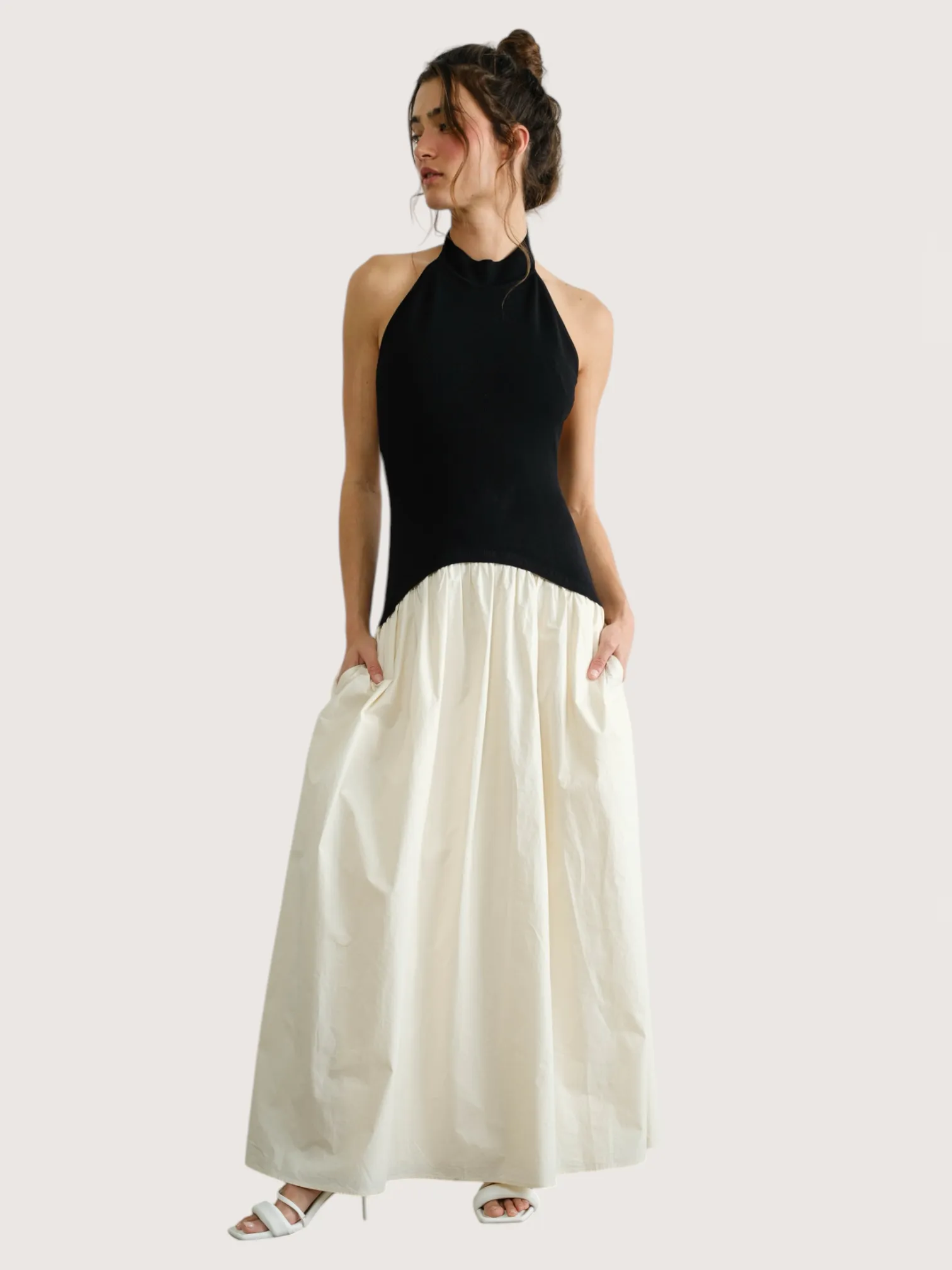 Halter Neck Maxi Dress