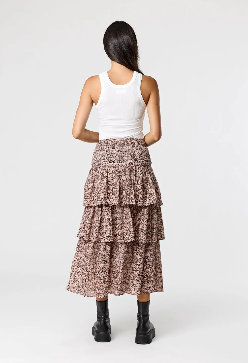 HANNAH SKIRT - NEAPOLITAN PRINT