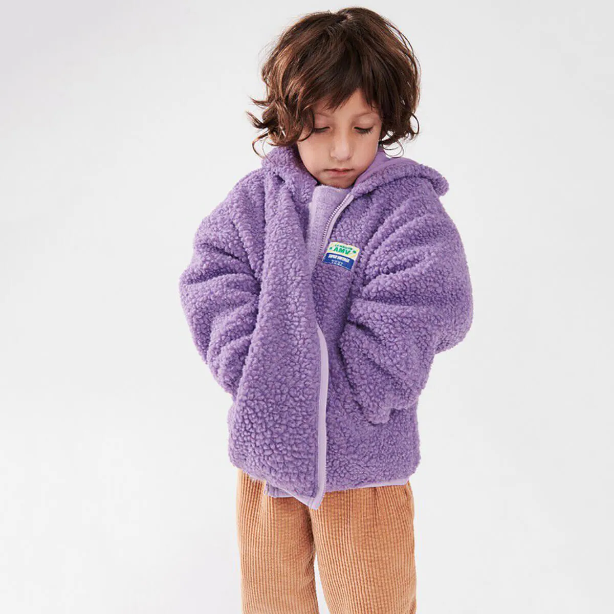 Hoktown Kid's Fleece Jacket in Parme Vintage by American Vintage