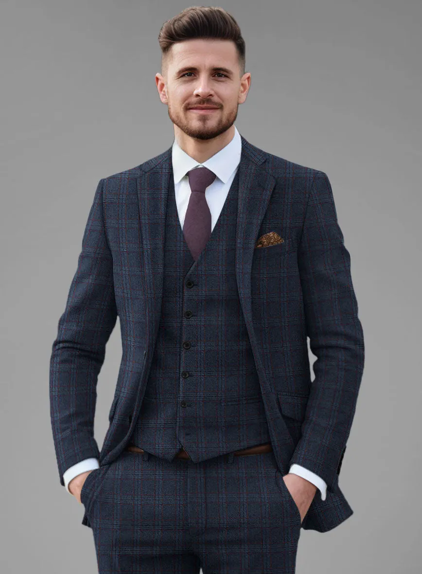 Italian Atessia Check Tweed Jacket