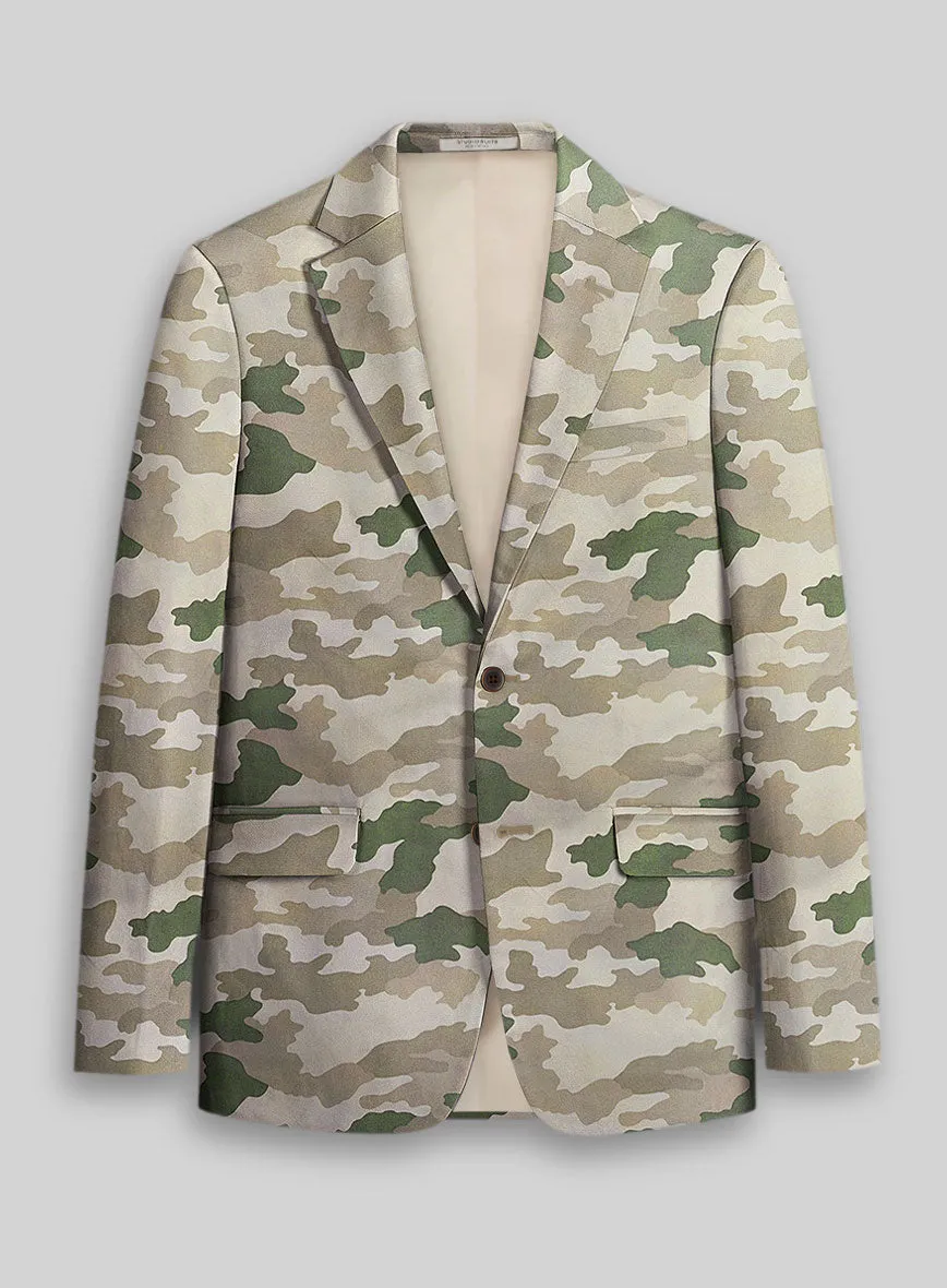 Italian Cotton Santoro Camo Jacket