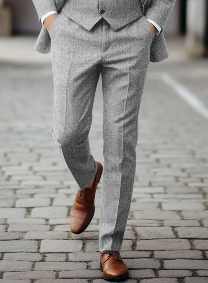 Italian Empire Gray Tweed Suit