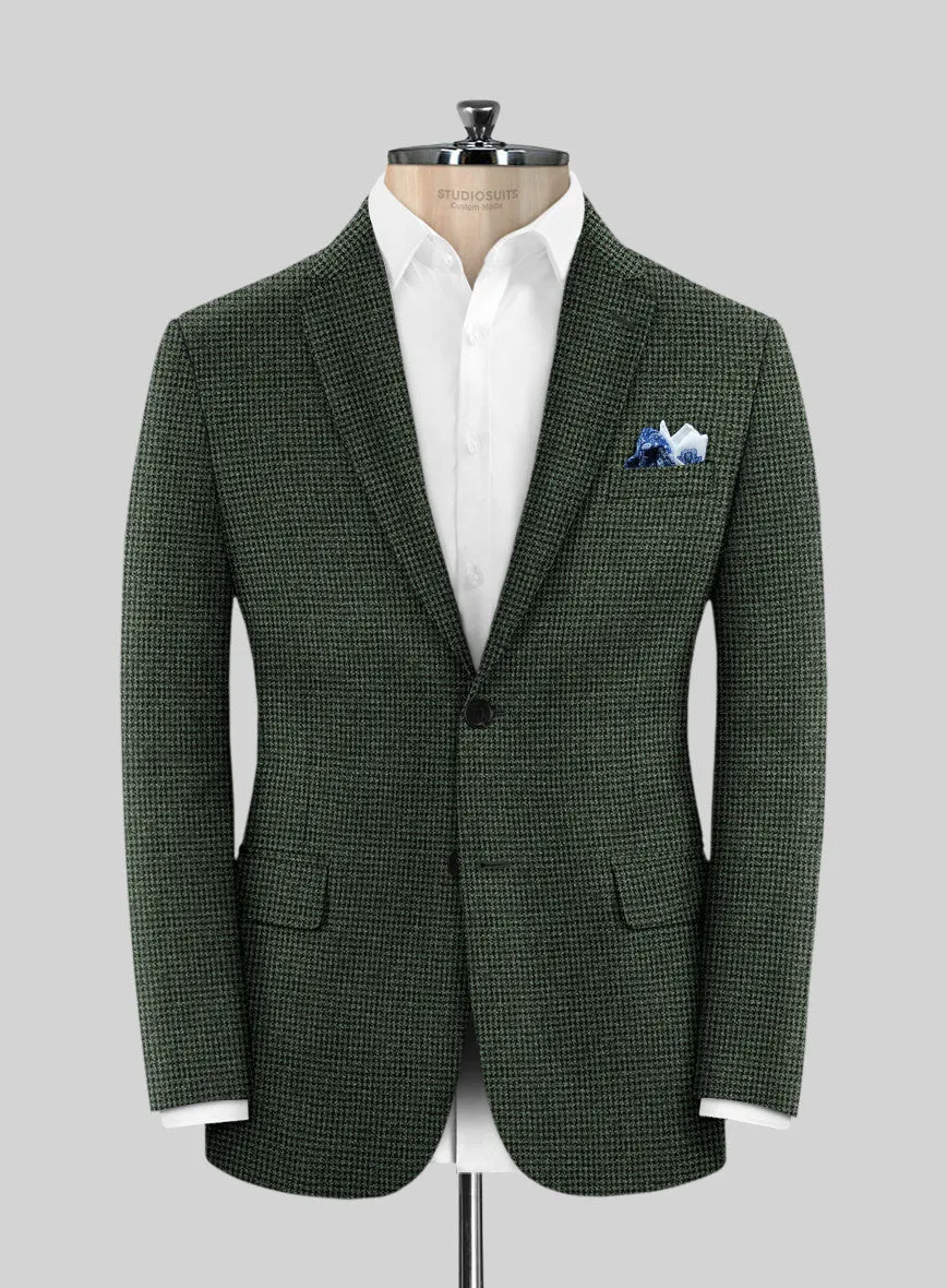 Italian Equiel Green Wool Suit