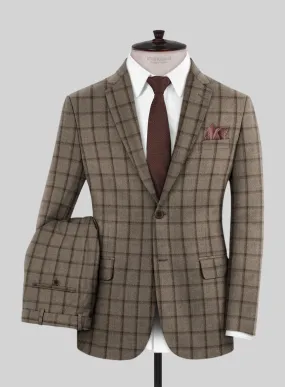 Italian Goiti Brown Wool Suit