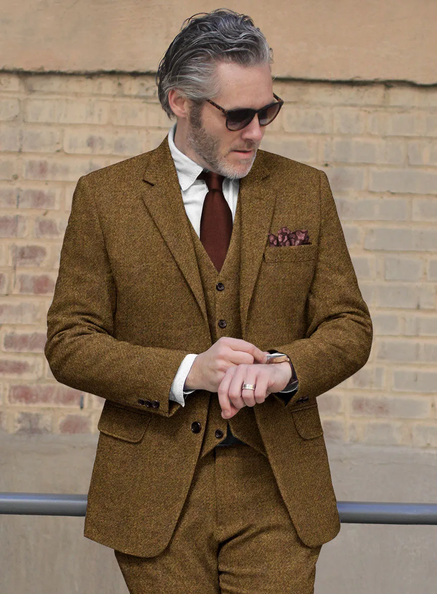 Italian Highlander Rust Tweed Suit