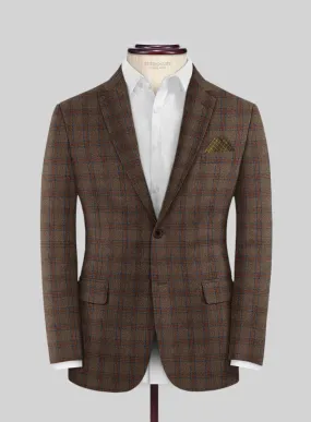 Italian Iana Brown Wool Jacket