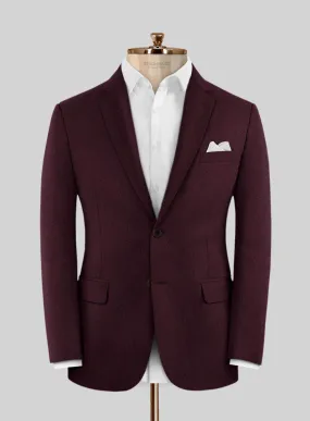 Italian Isandi Sangria Wool Jacket