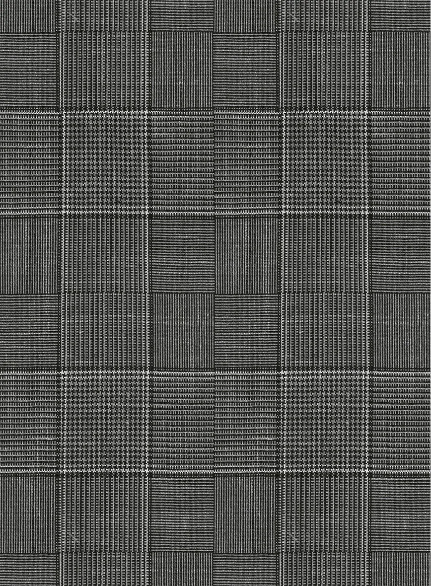 Italian Murano Riquel Gray Wool Linen Jacket