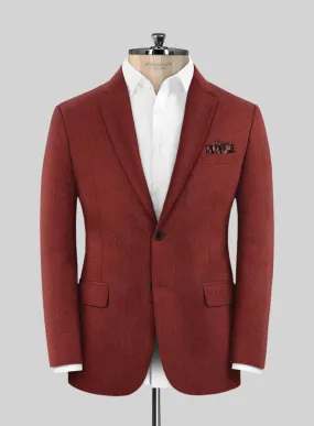 Italian Plicio Auburn Wool Jacket