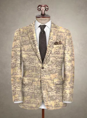 Italian Silk Golden Jacket