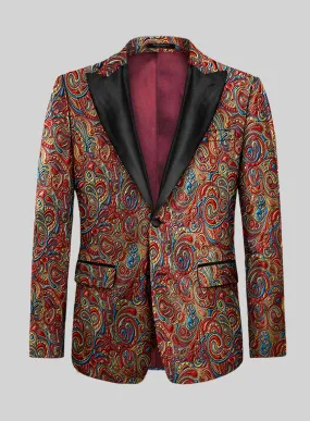 Italian Silk Socorro Tuxedo Blazer