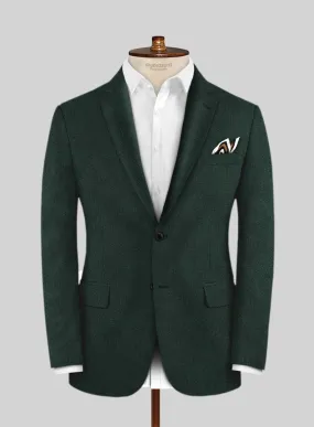 Italian Wool Cashmere Martini Green Jacket