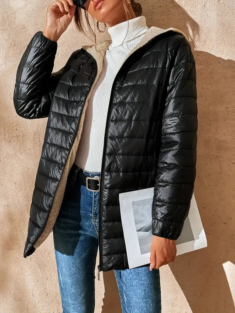 Ivyshape | Casual Puffer Jacket