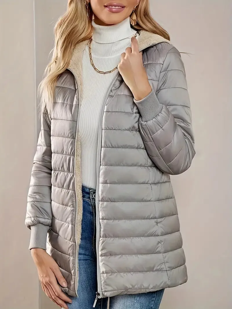 Ivyshape | Casual Puffer Jacket