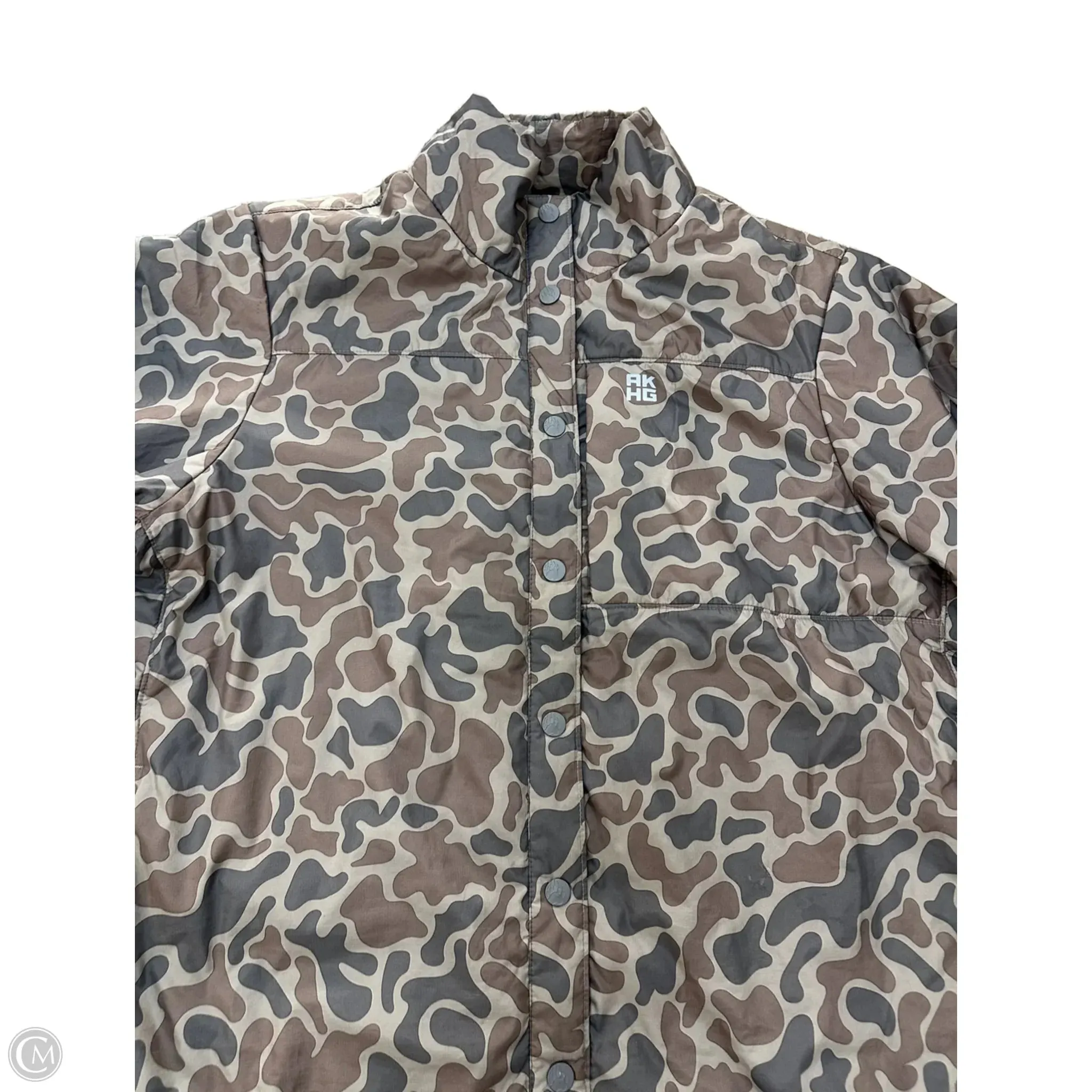 Jacket Puffer & Quilted By Duluth Trading In Camouflage Print, Size: 3x