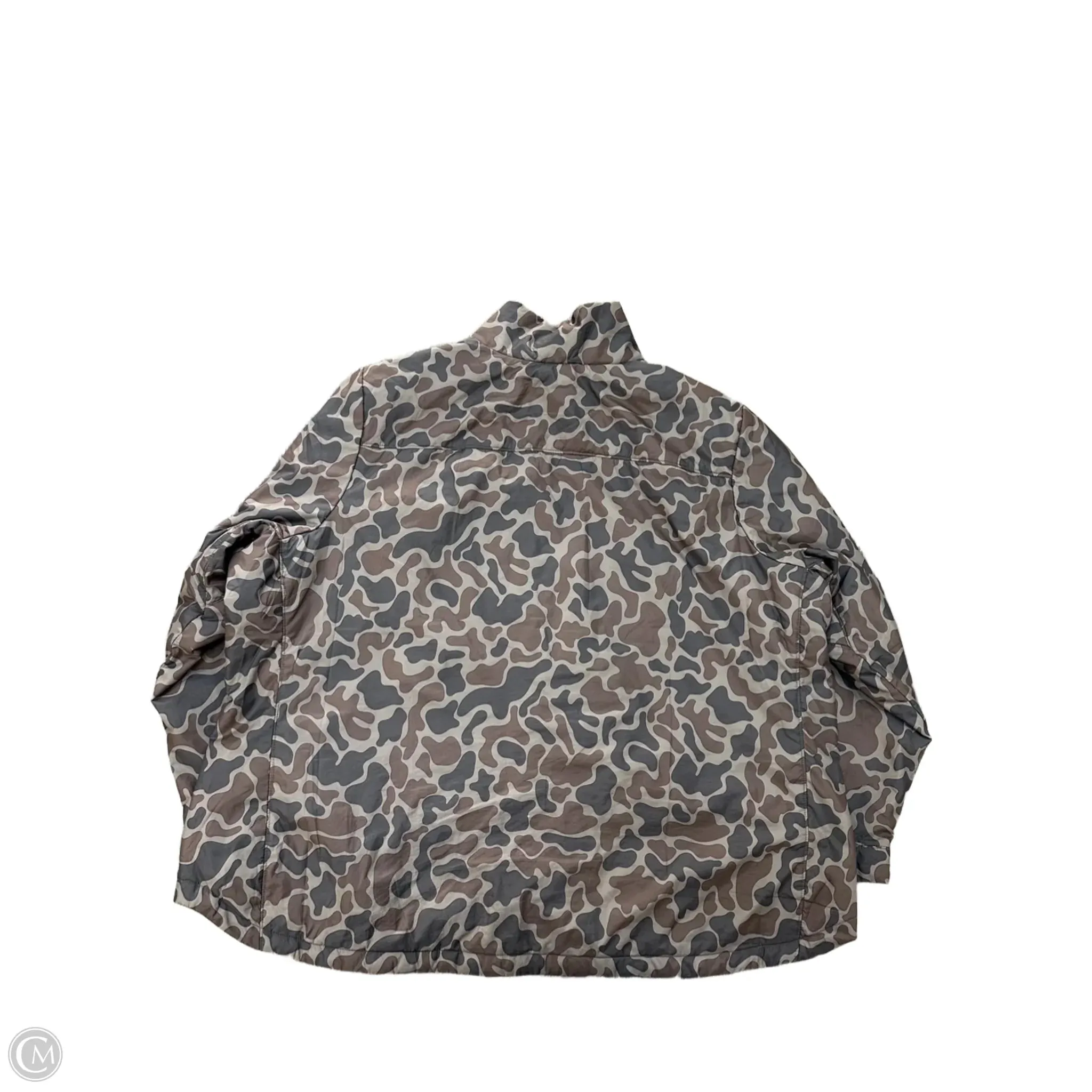 Jacket Puffer & Quilted By Duluth Trading In Camouflage Print, Size: 3x
