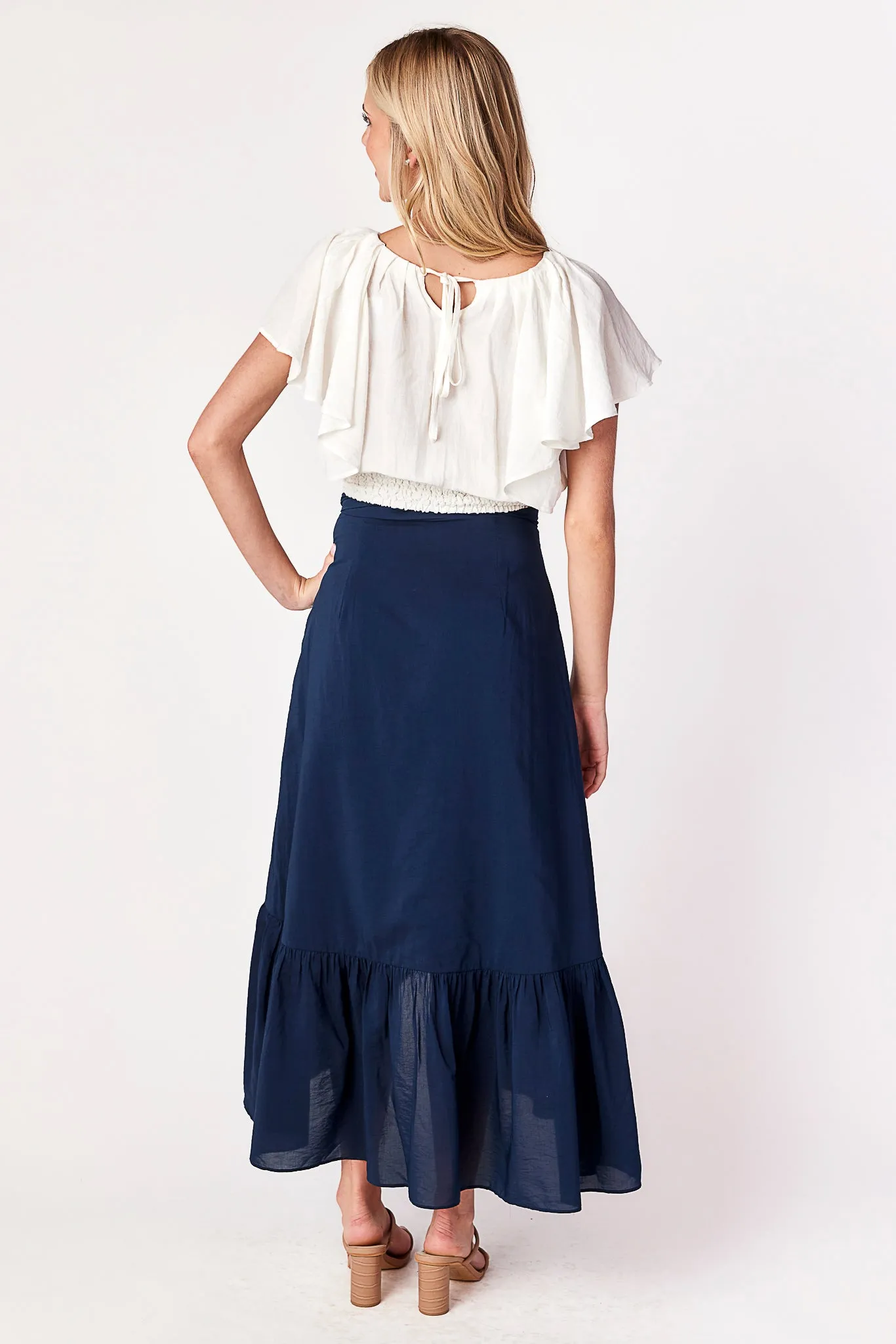 Josie Maxi Skirt Indigo