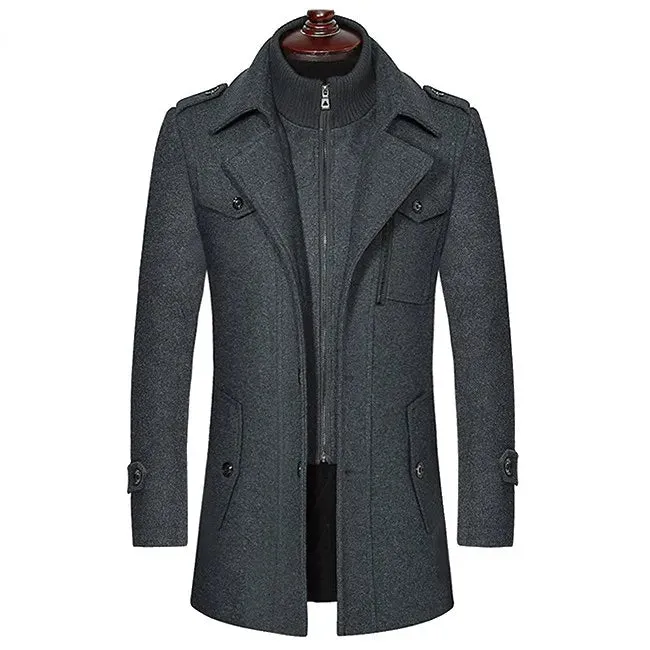 Juliano™ Luxury Virgin Wool Overcoat
