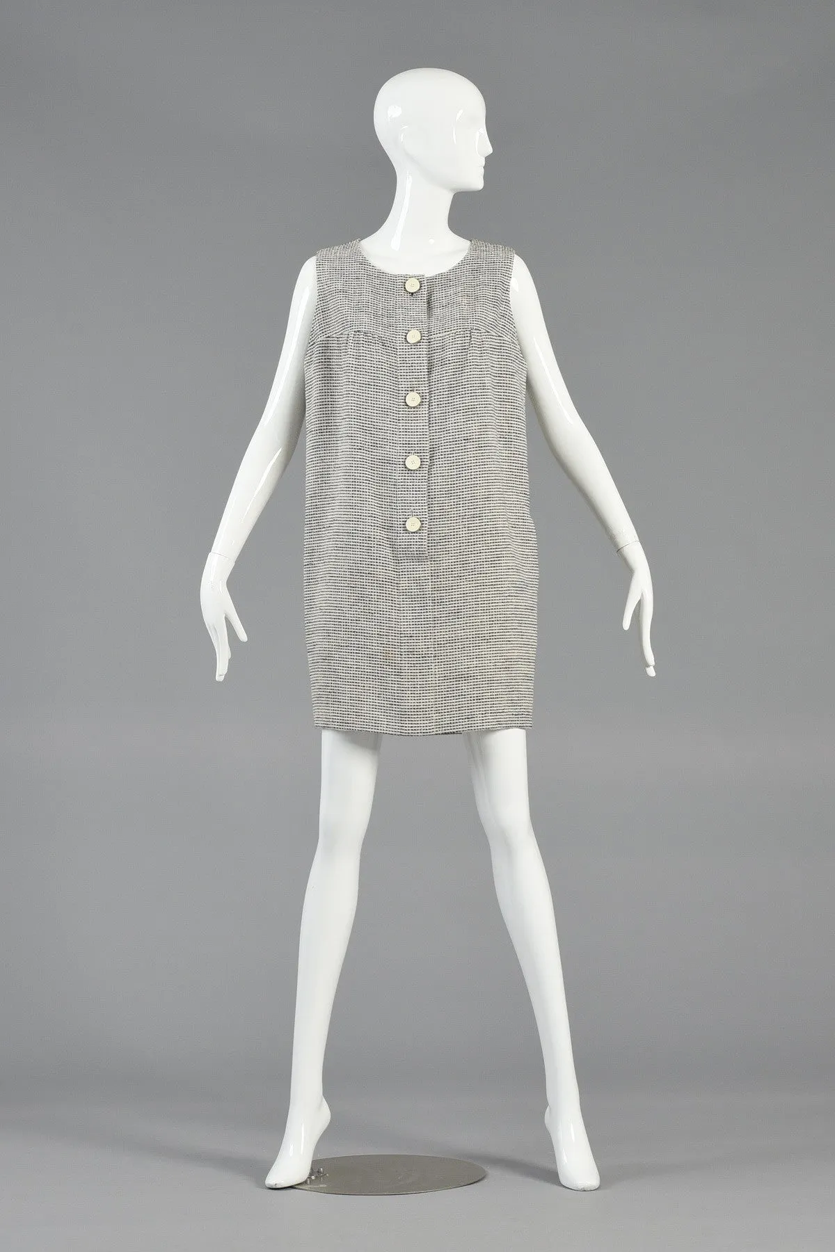 Karl Lagerfeld 1990s Monochrome Sack Dress   Jacket