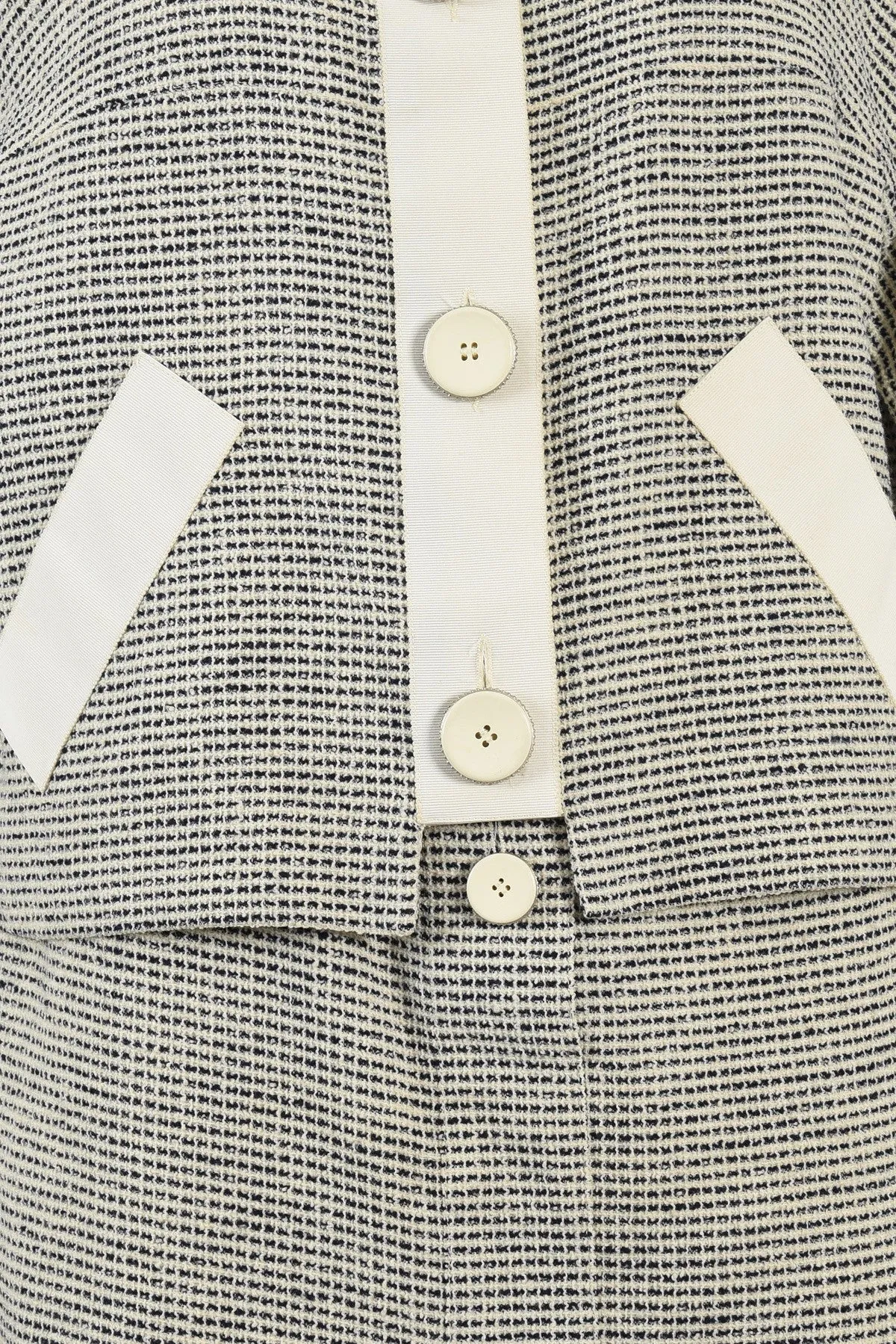 Karl Lagerfeld 1990s Monochrome Sack Dress   Jacket