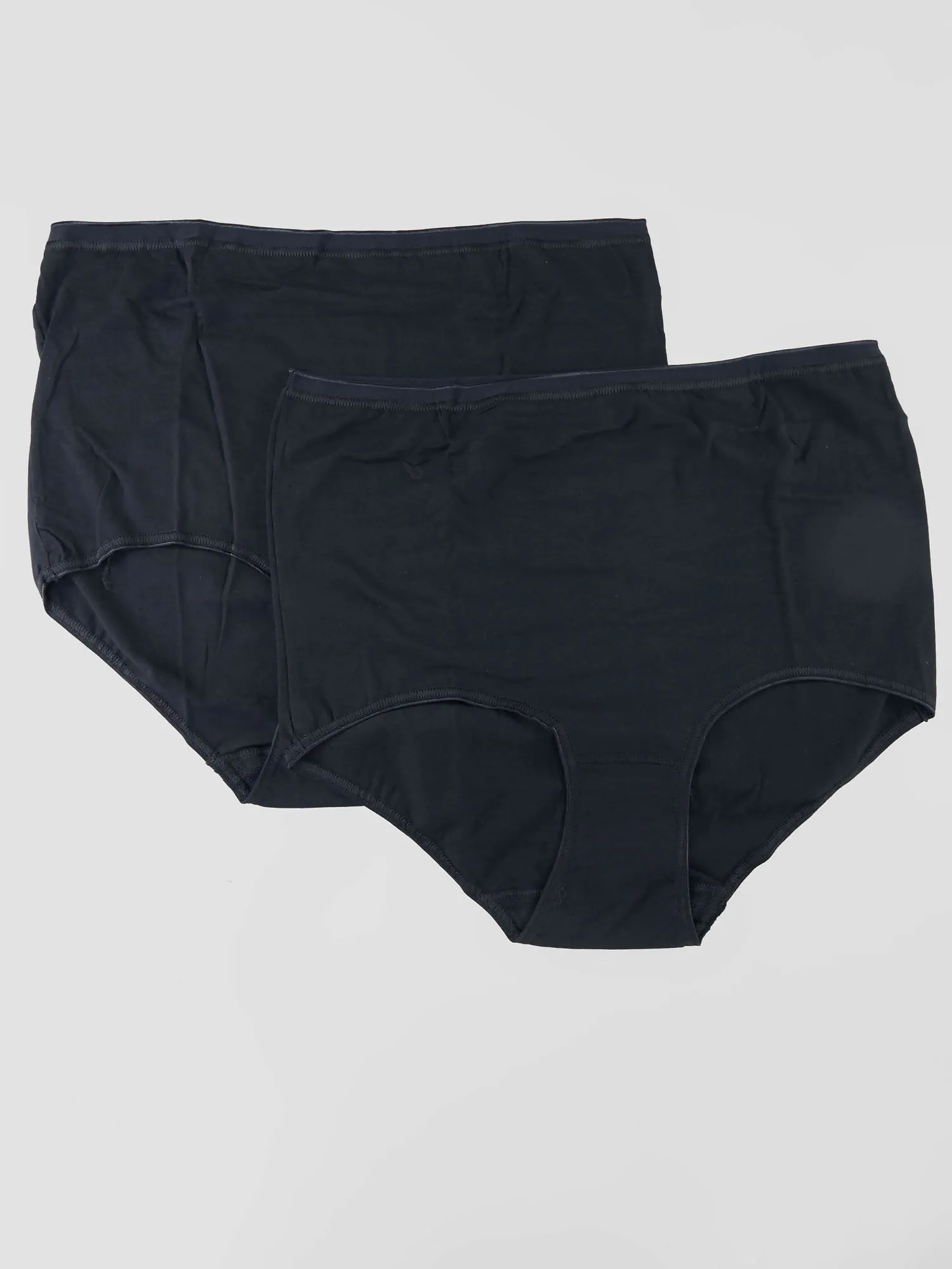 Ladies Cotton Brief Panty - Black