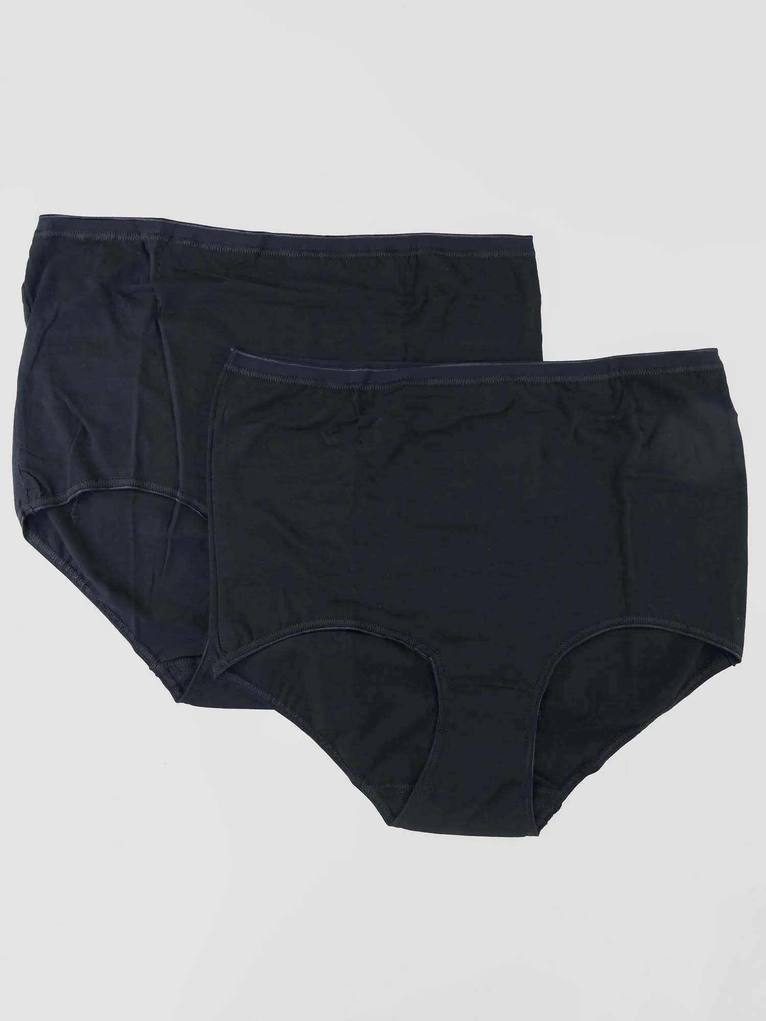 Ladies Cotton Brief Panty - Black