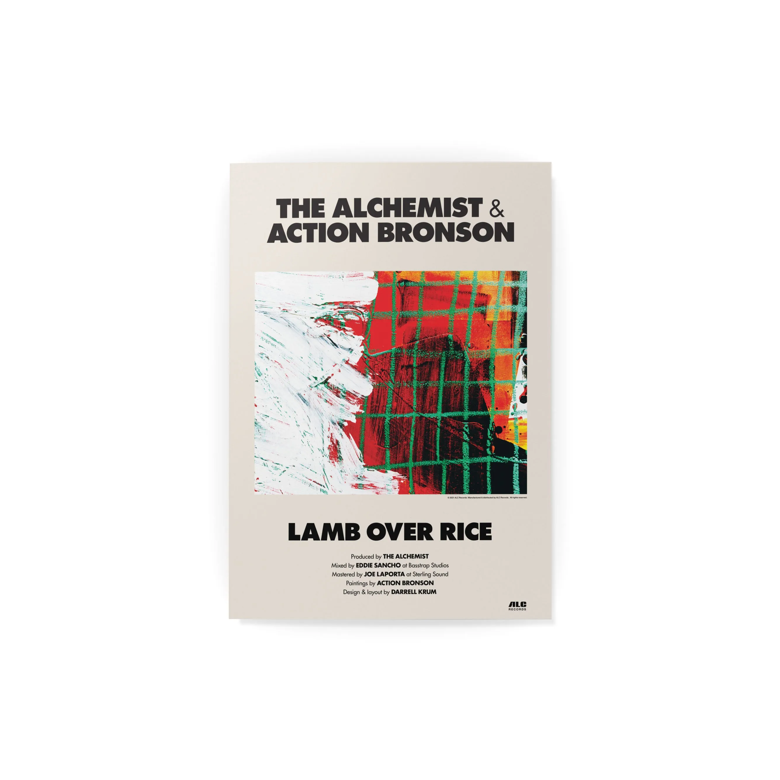 Lamb Over Rice (LP - White Vinyl   "Exhibition" Poster)