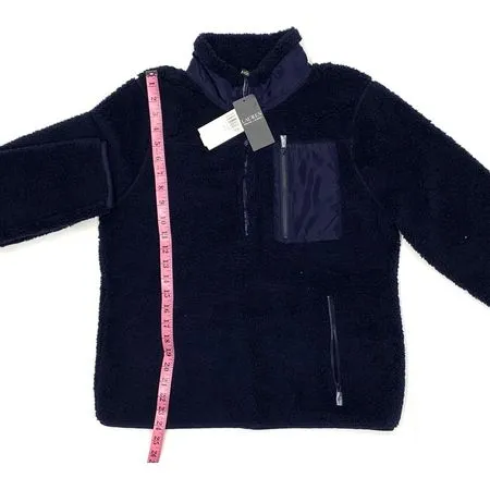 Lauren By Ralph Lauren Women’s Sherpa 1/4 Zip Pullover Jacket M