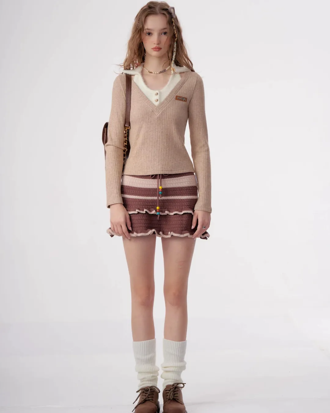 Layer Knitted Set Tops