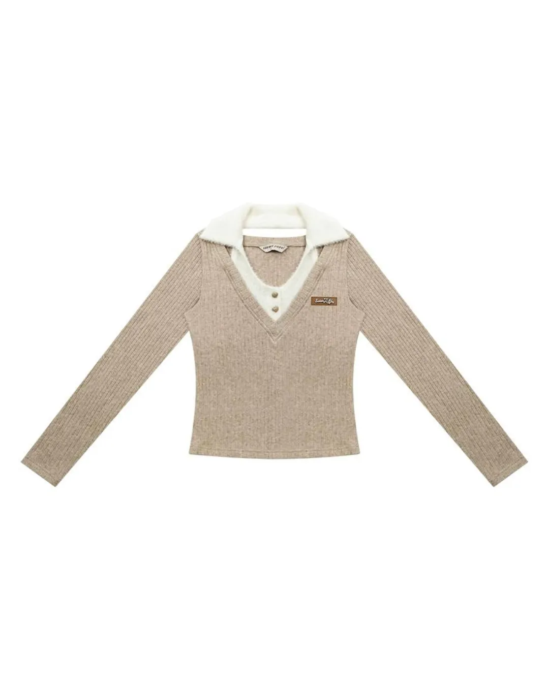 Layer Knitted Set Tops