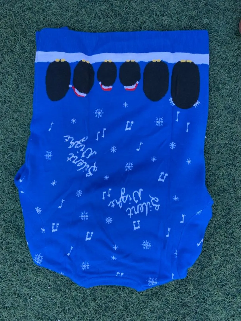 M&S blue Christmas sweatshirt size 10-13years