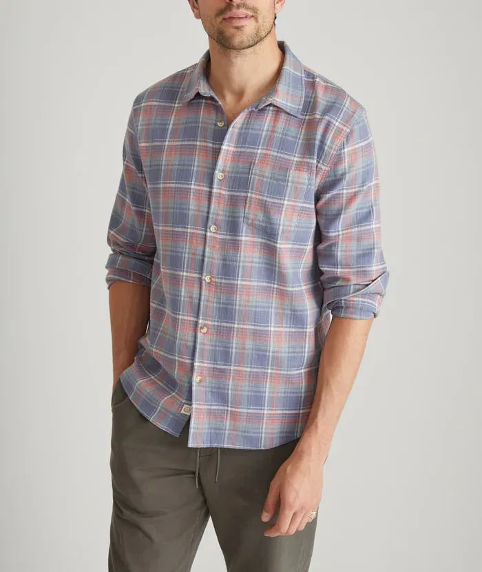 Marine Layer Men's Stretch Selvage Long Sleeve Shirt 2024