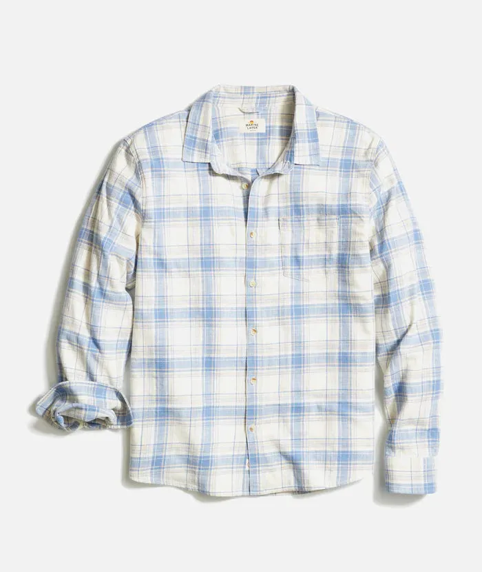 Marine Layer Men's Stretch Selvage Long Sleeve Shirt 2024