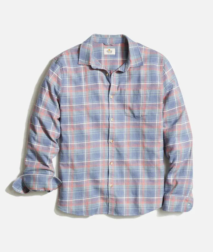 Marine Layer Men's Stretch Selvage Long Sleeve Shirt 2024