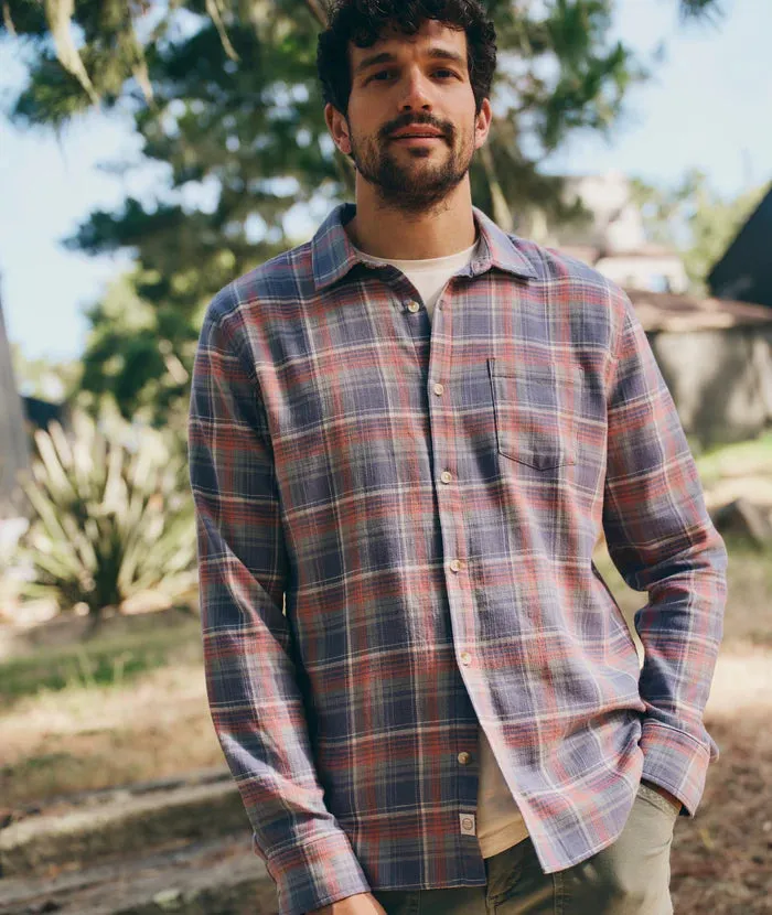 Marine Layer Men's Stretch Selvage Long Sleeve Shirt 2024