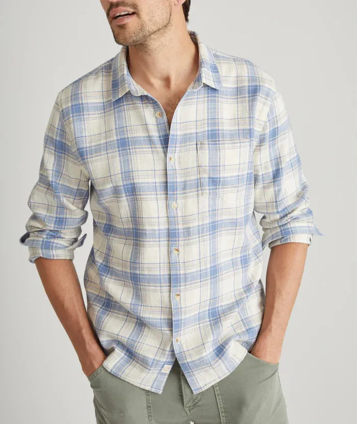 Marine Layer Men's Stretch Selvage Long Sleeve Shirt 2024