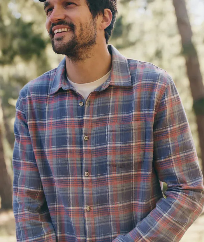 Marine Layer Men's Stretch Selvage Long Sleeve Shirt 2024