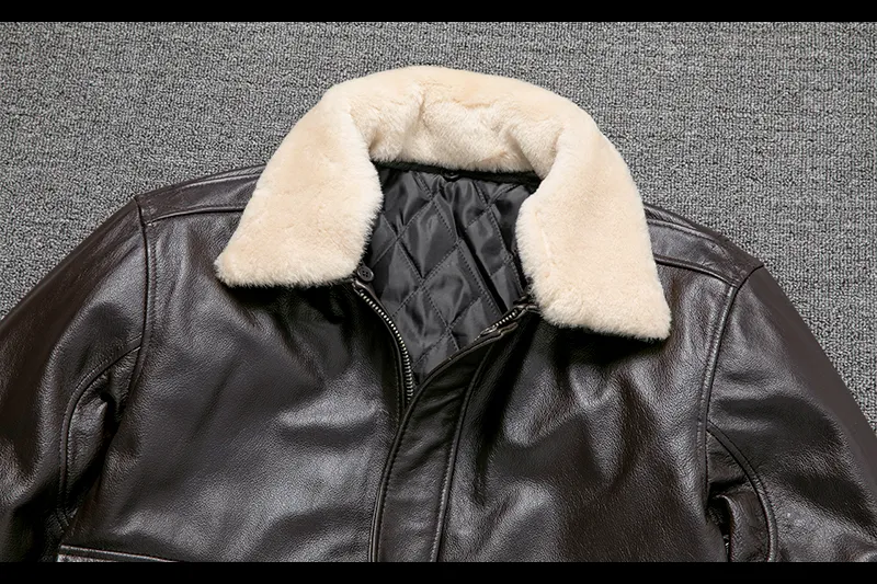 Men's Genuine Leather Motor Cycle Jacket