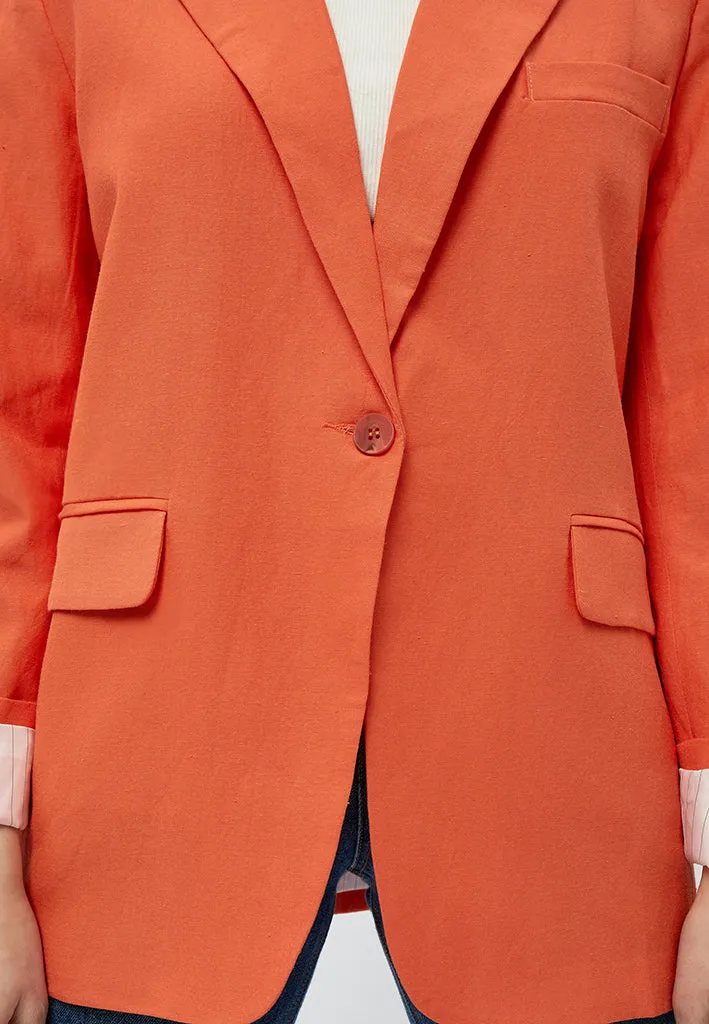 Nadianna Blazer - Dusty Orange