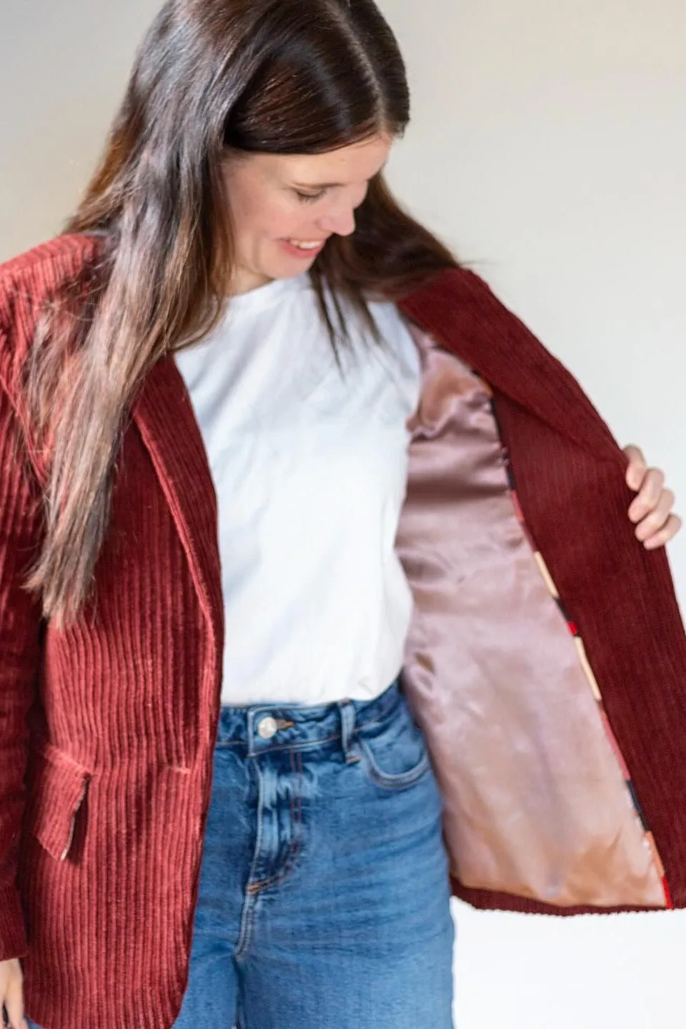 No46 Schnittmuster Longblazer