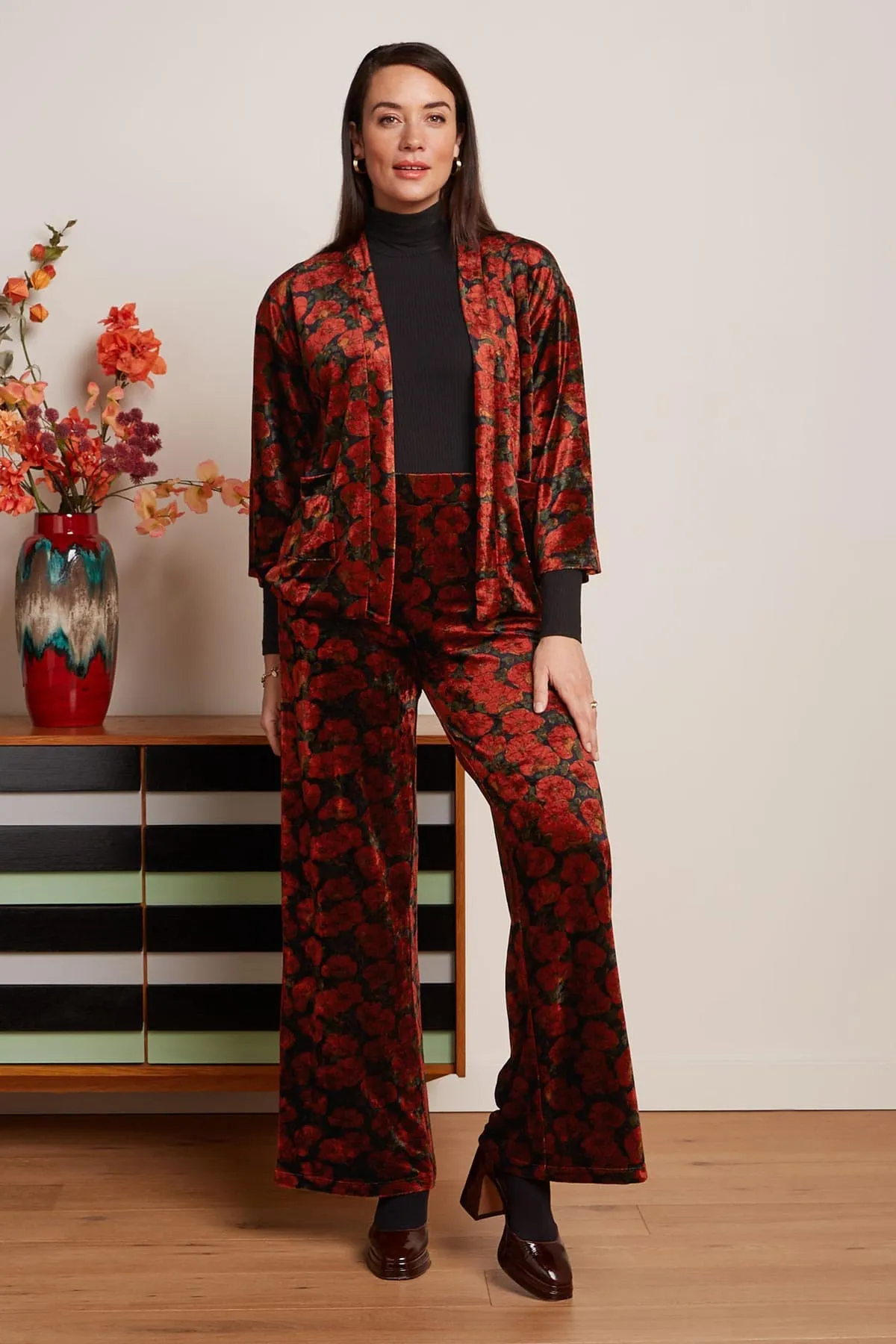 Noor Jacket Bloom In Black
