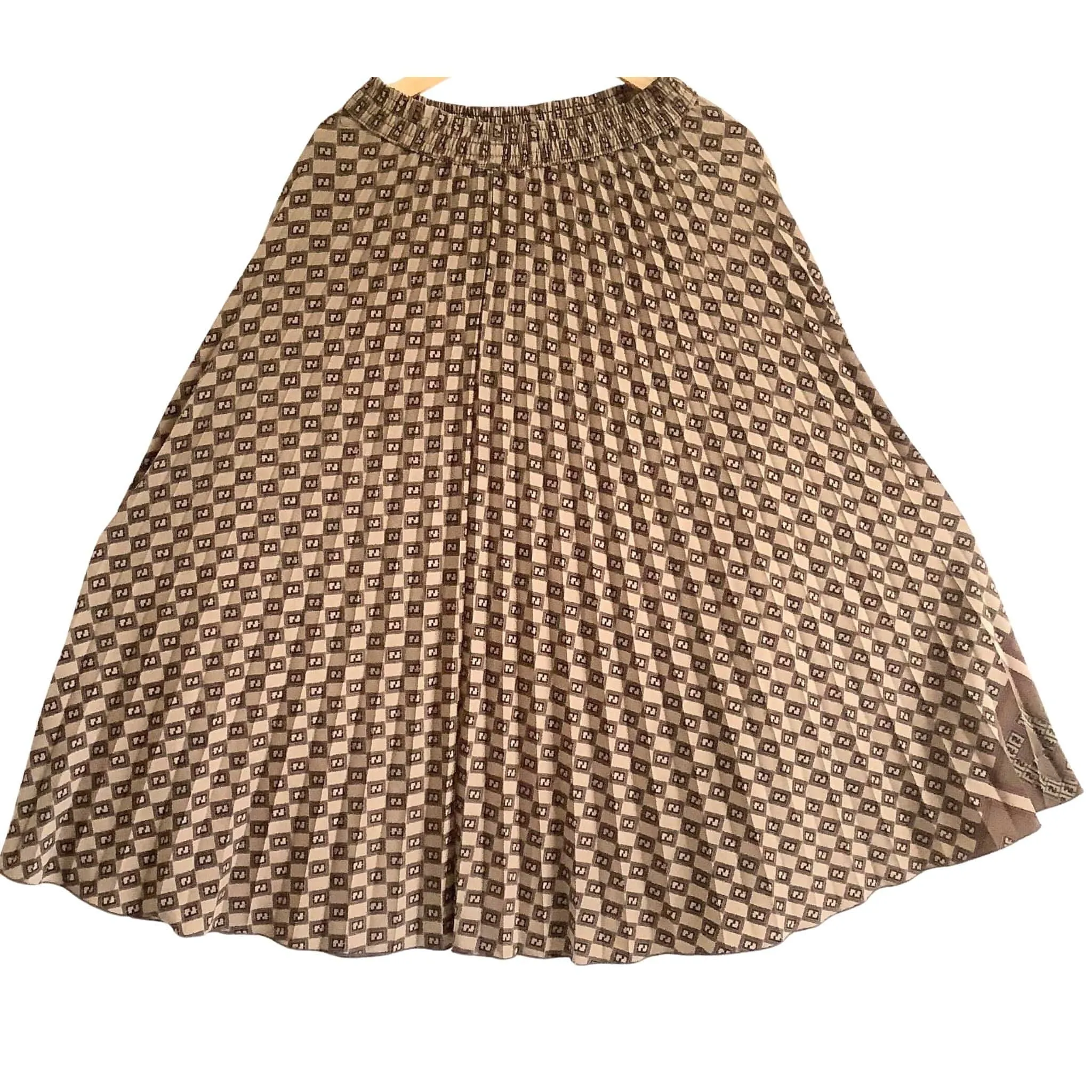 Novelty Pleated Skirt
