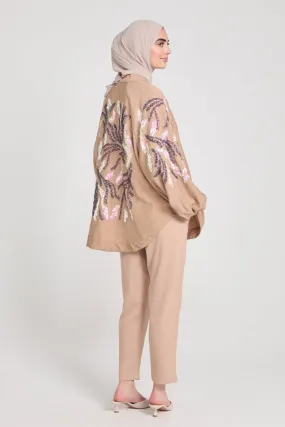 Nude Sequins Co Ord Set