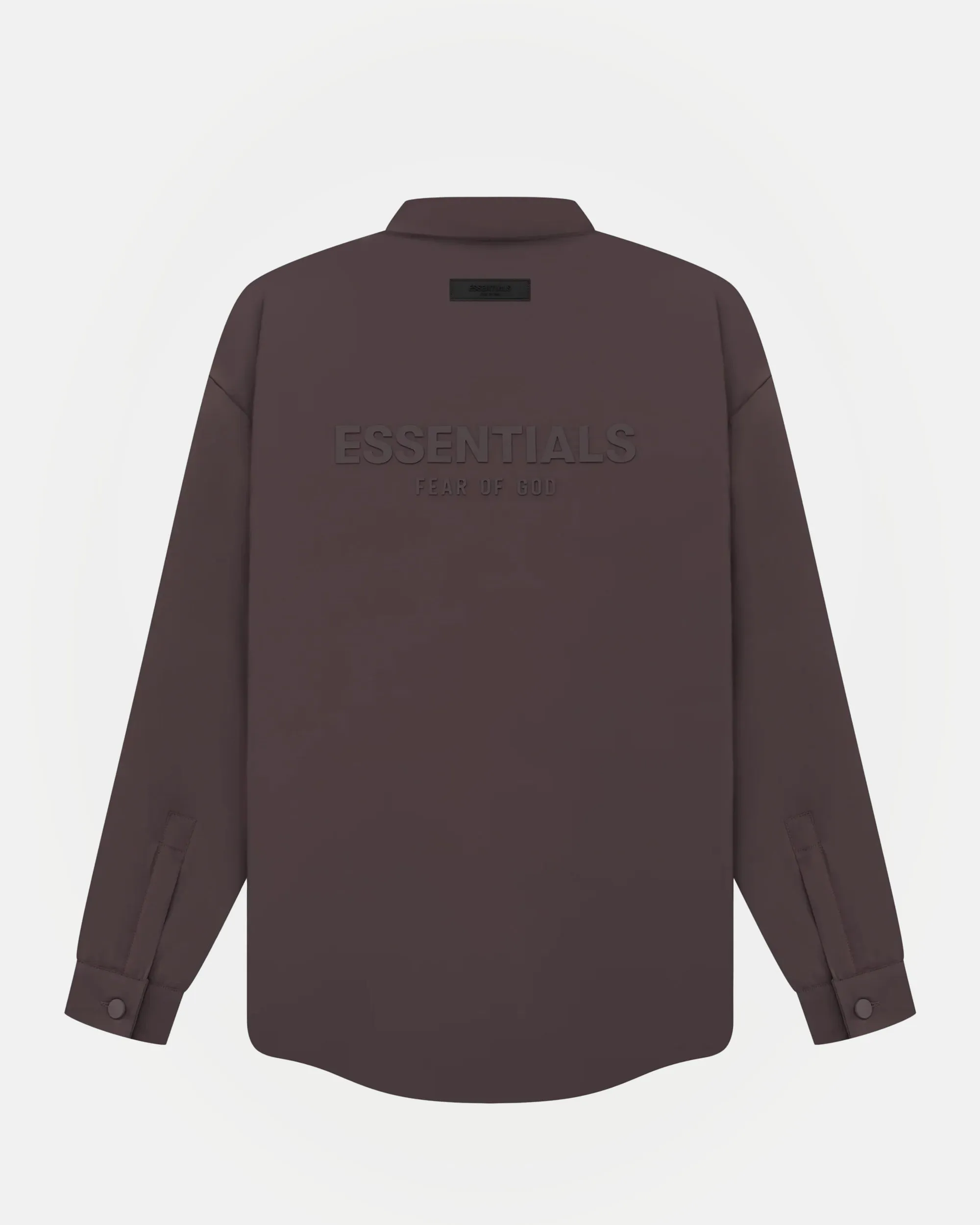 Nylon Filled Shirt in Plum