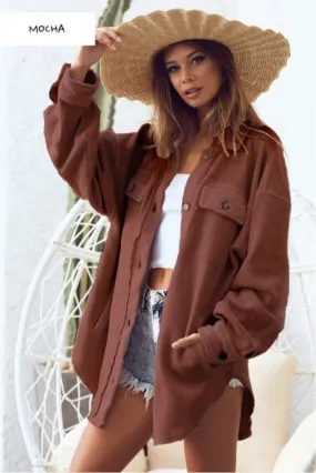 Oatmeal or Mocha Shacket