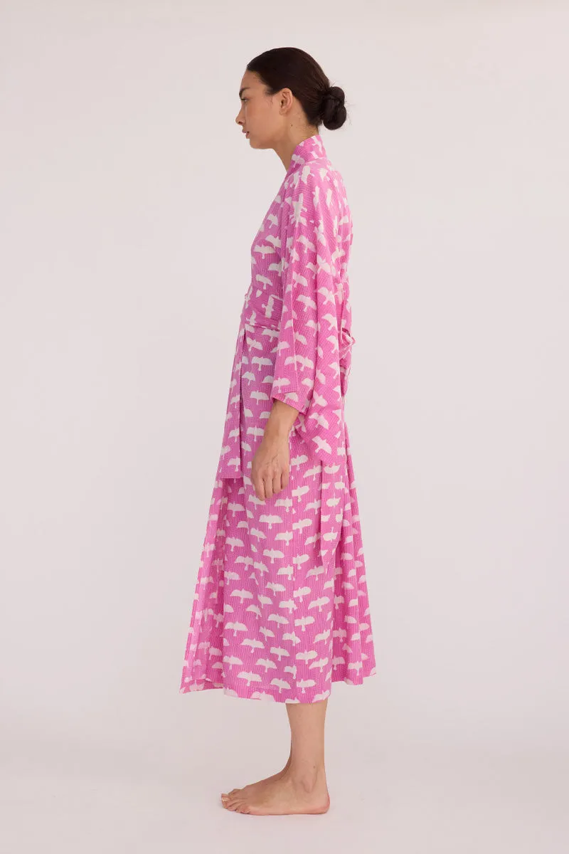 Pink Birds Kimono