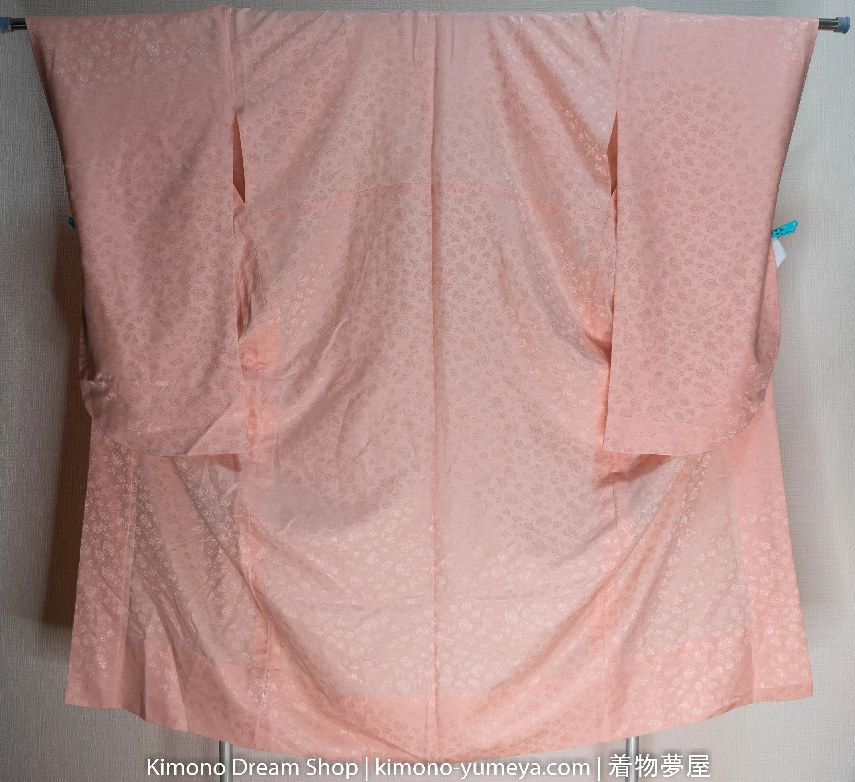 Pink Furisode Juban Unused - Kimono Underwear - Rental Wedding Kimono in Kyoto - Japanese Nagajuban